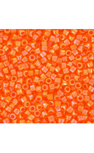 Miyuki delica Beads 11/0 - Opaque mandarin ab DB-1573